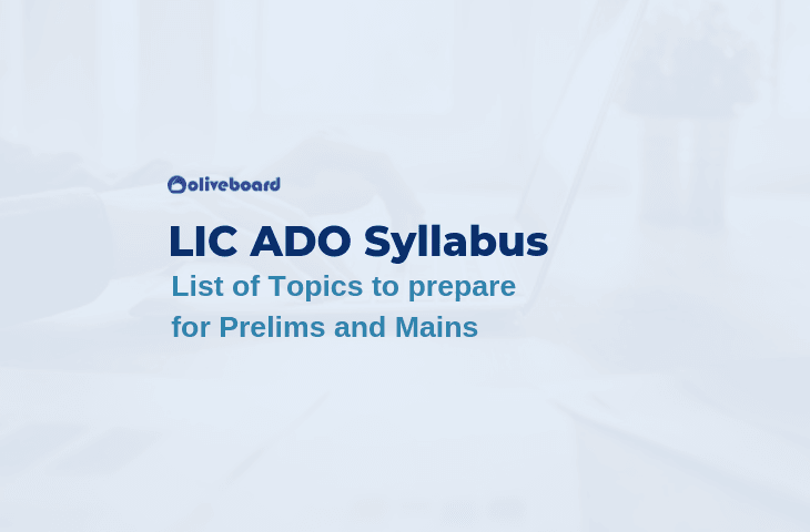 LIC ADO Syllabus