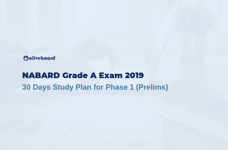 NABARD Grade A Study Plan 2019
