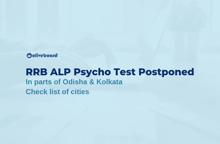 RRB ALP Psycho Test Postponed