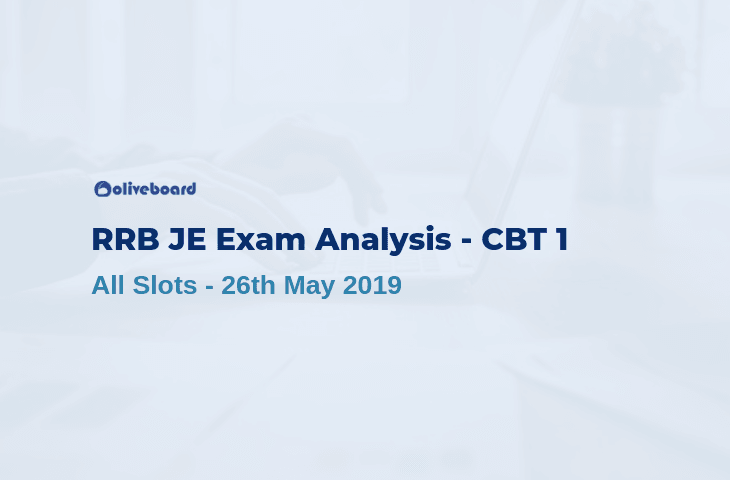 RRB JE 2019 CBT 1 Exam Analysis