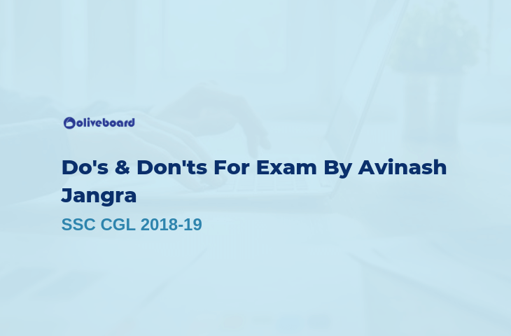 SSC CGL 2019 Important Tips