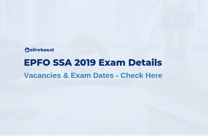 EPFO SSA 2019 Exam Details