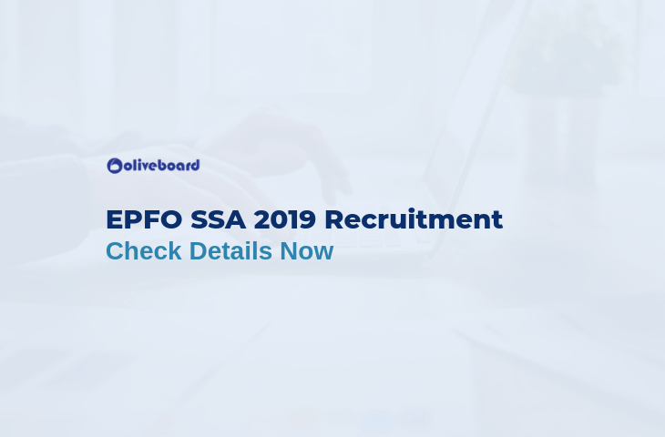 EPFO SSA 2019 Recruitment