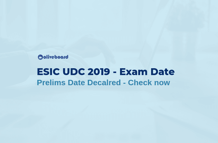 ESIC UDC Exam Date