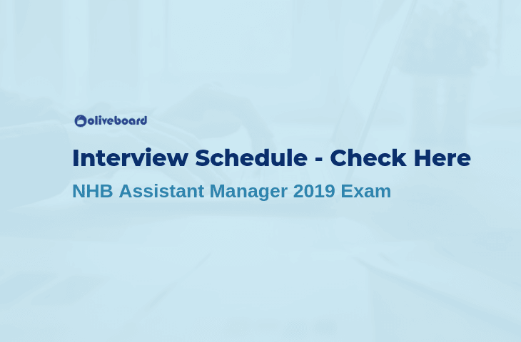 NHB Assistant Manager Interview Schedule 2019