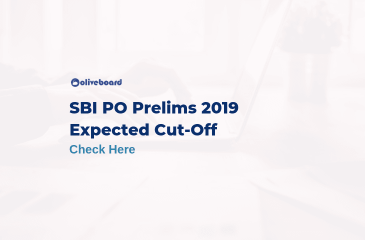 SBI PO Prelims Expected Cutoff 2019