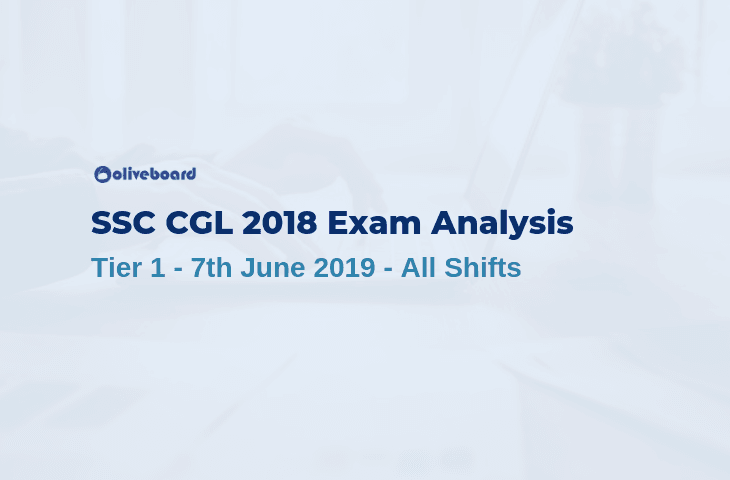 SSC CGL 2018 Tier 1 Exam Analysis - 7 June 2019