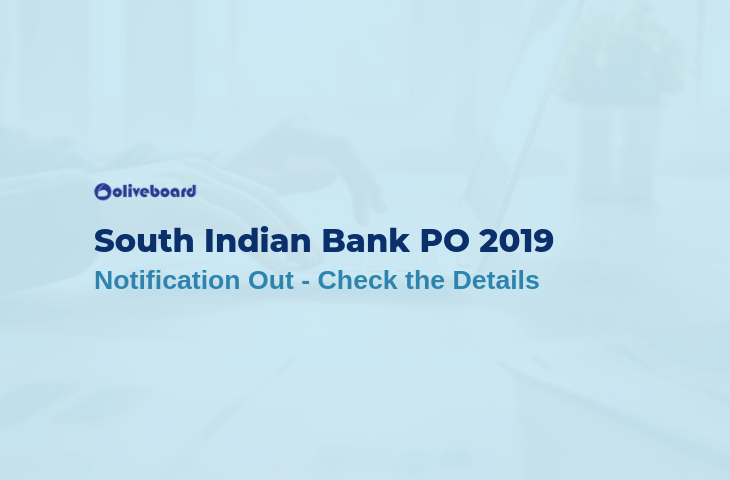 South Indian Bank PO Recruitment 2019