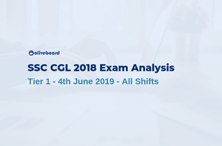 SSC CGL 2018 Tier 1 Exam Analysis - 4 June 2019