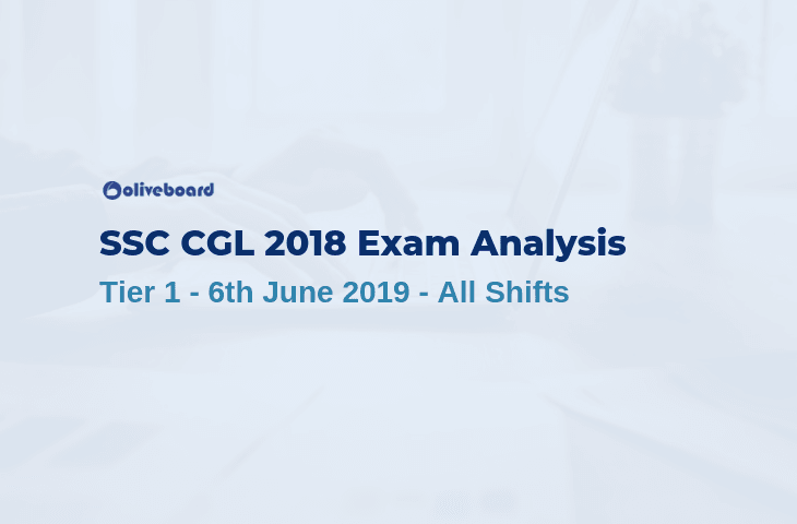 SSC CGL 2018 Tier 1 Exam Analysis - 6 June 2019