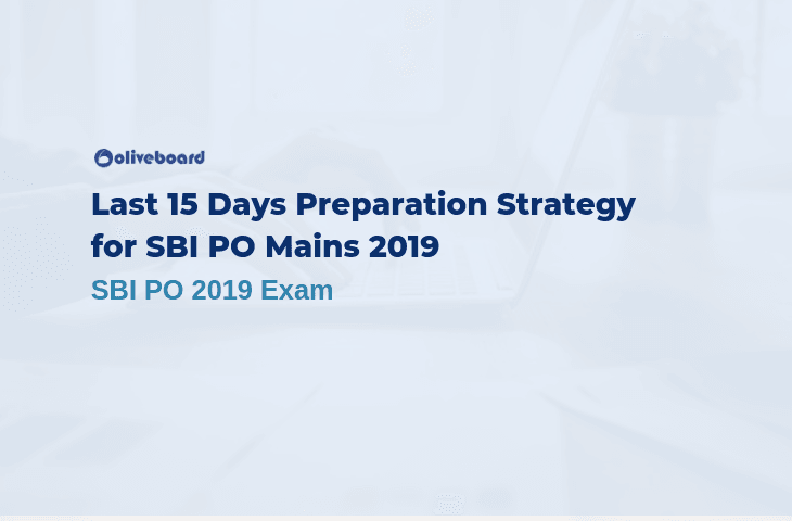 15 Days Preparation Strategy for SBI PO Mains