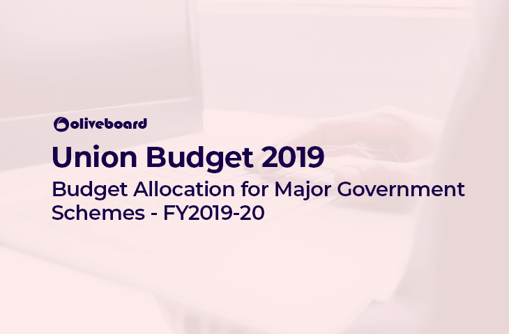 Government Schemes Budget Allocation 2019