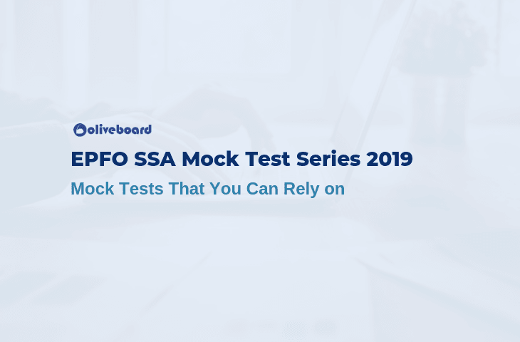 EPFO SSA Mock Test Series 2019