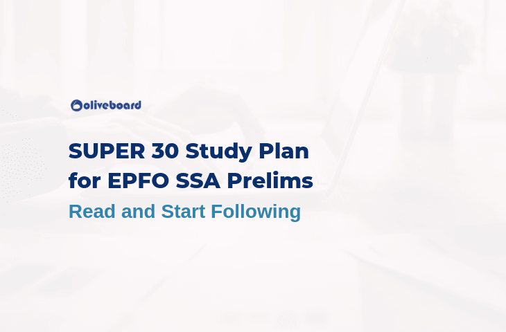 EPFO SSA Study Plan