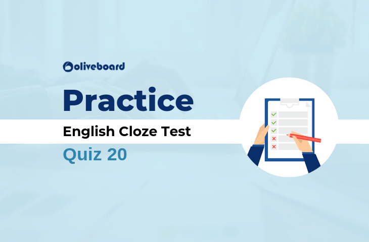 English Cloze Test Practice 20