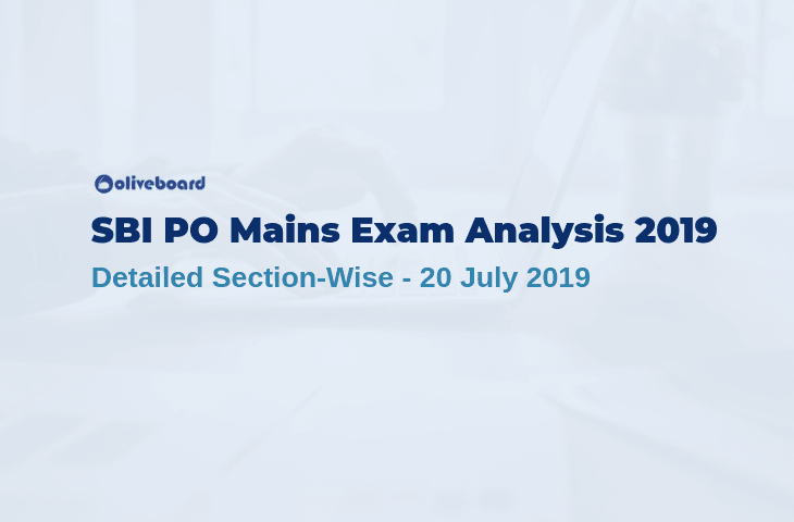 SBI PO Mains Exam Analysis 2019