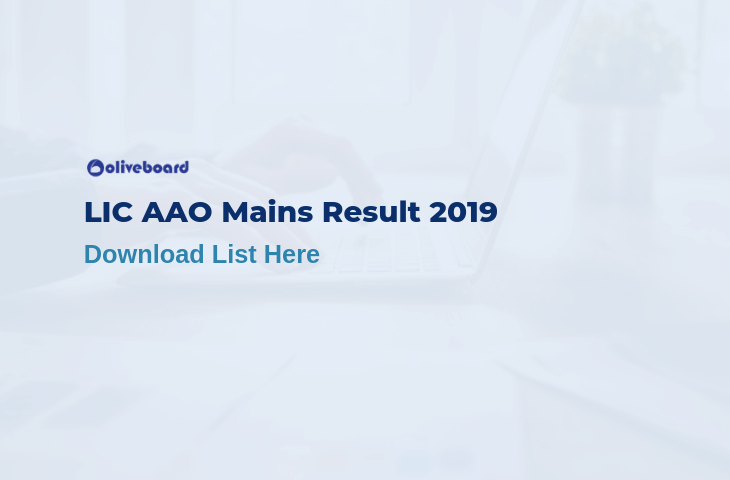 LIC AAO Mains Result 2019