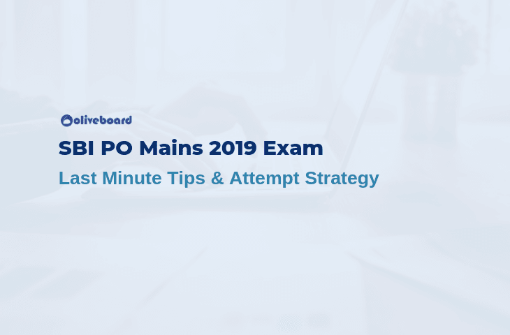 SBI PO Mains Last Minute Tips