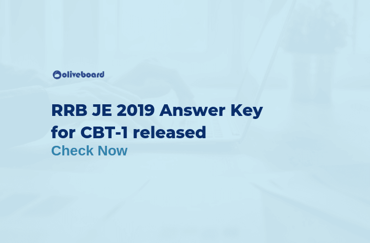 RRB JE Answer Key 2019