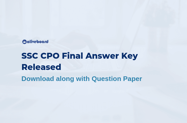 SSC CPO Final Answer Key