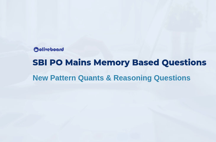 SBI PO Mains Memory Based Questions