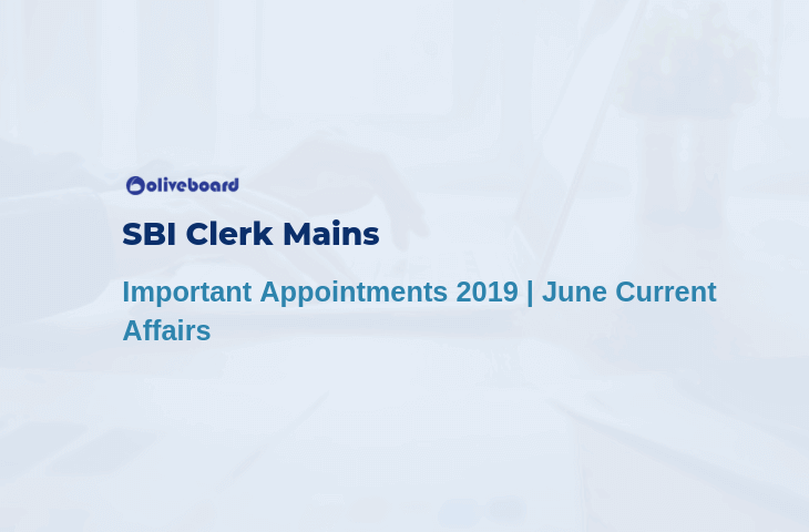 Important Appointments 2019
