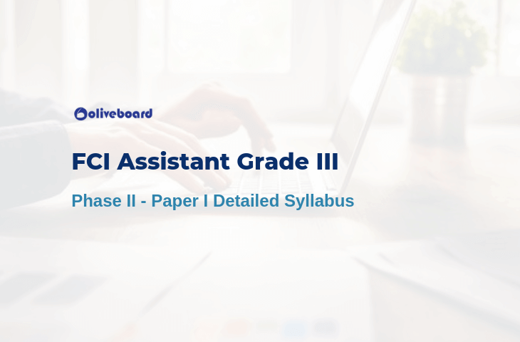 fci assistant grade 3 syllabus