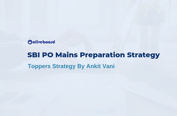 SBI PO Mains Preparation Strategy