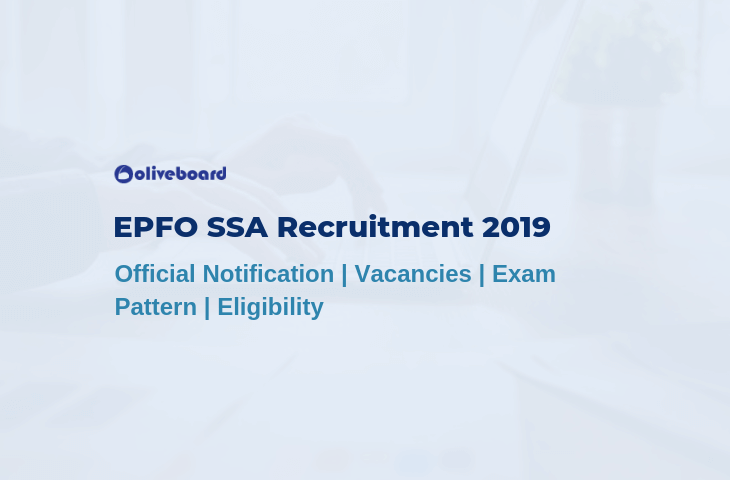 EPFO SSA Recruitment 2019