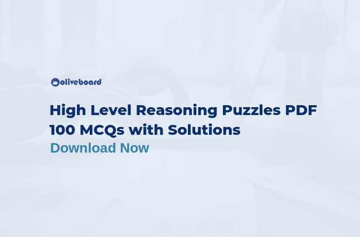 High Level Reasoning Puzzles PDF