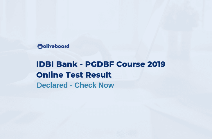 IDBI Bank Result PGDBF 2019