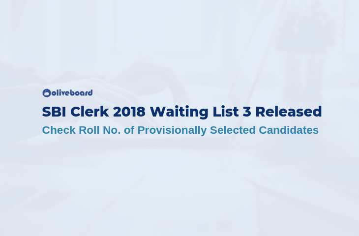 SBI Clerk 2018 Waiting List