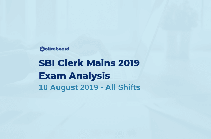 SBI Clerk Main Exam Analysis 2019