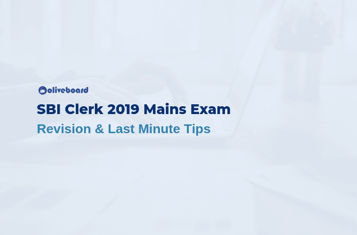 SBI Clerk Mains Revision