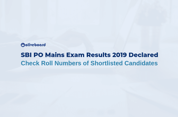 SBI PO Mains Result 2019