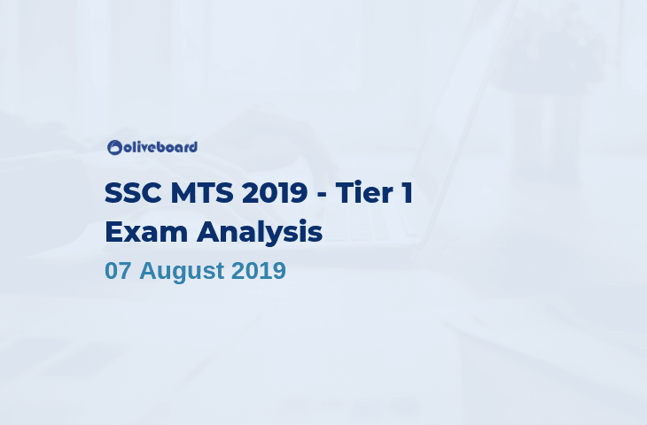 SSC MTS Tier 1 Exam Analysis 2019 7 aug