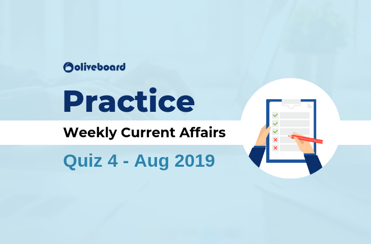 Weekly current affairs Quiz 4