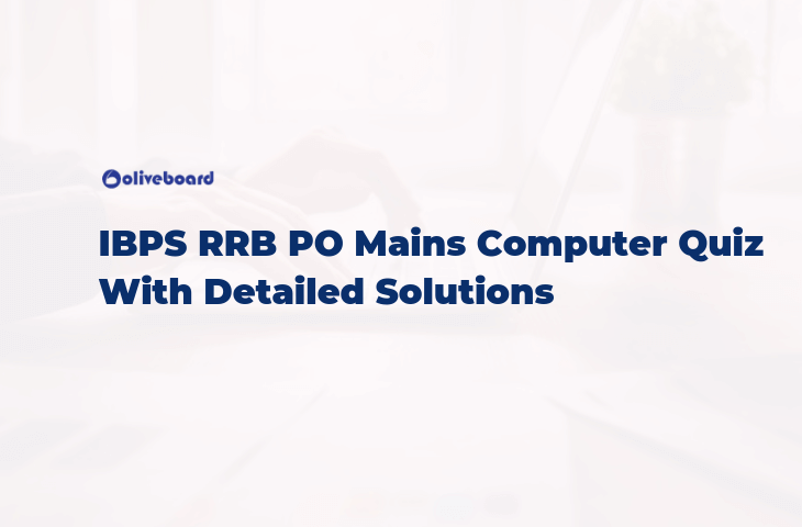 IBPS RRB PO Mains Computer Quiz
