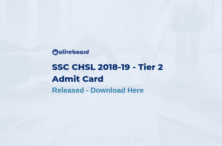 SSC CHSL Tier 2 Admit Card