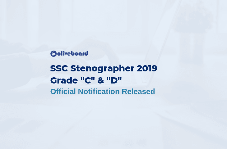 SSC Stenographer Recruitment 2019