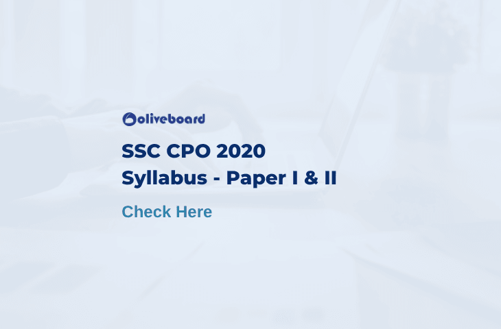 SSC CPO Exam Syllabus