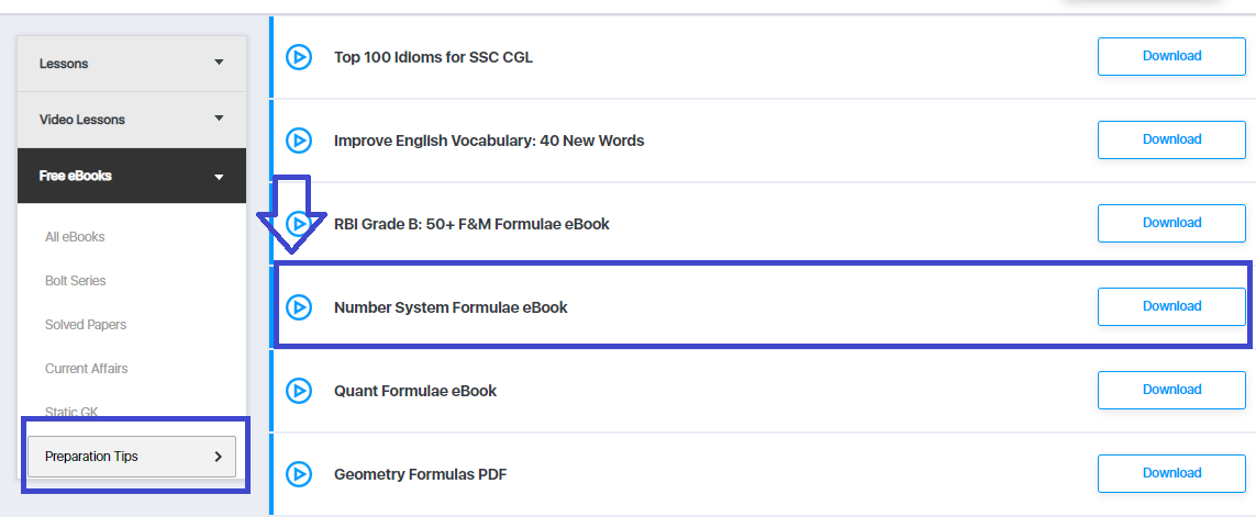 number system formulas 