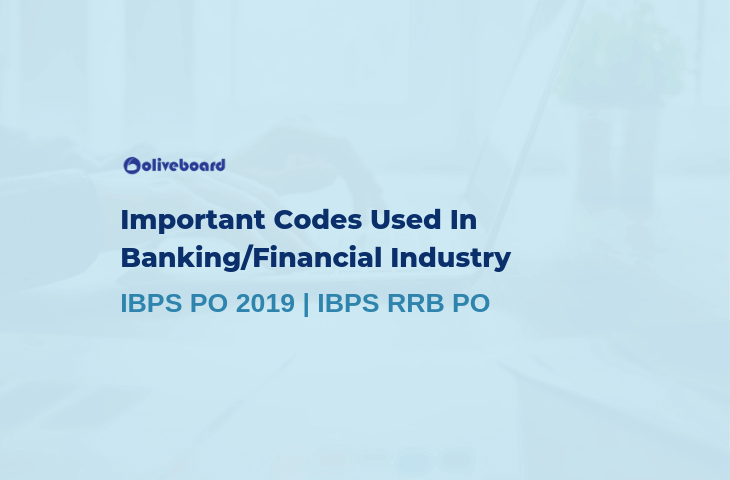 Important Codes Used In Banking