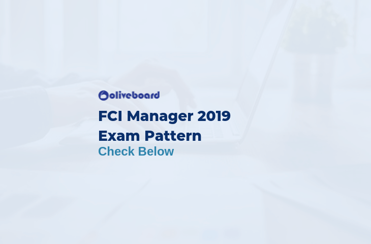 FCI Manager Exam Pattern