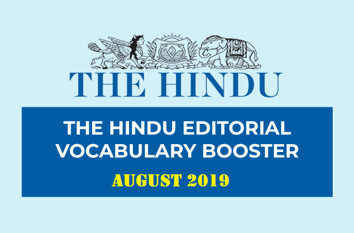 Vocabulary Booster August 2019