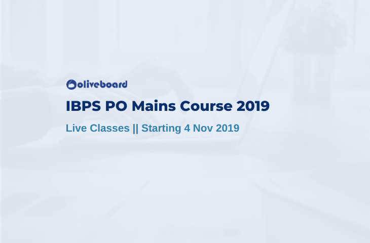 IBPS PO mains course 2019