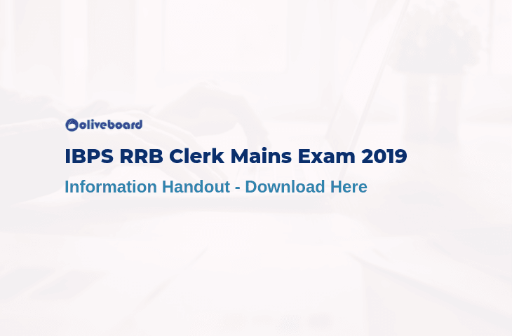 IBPS RRB Clerk Main Information Handout