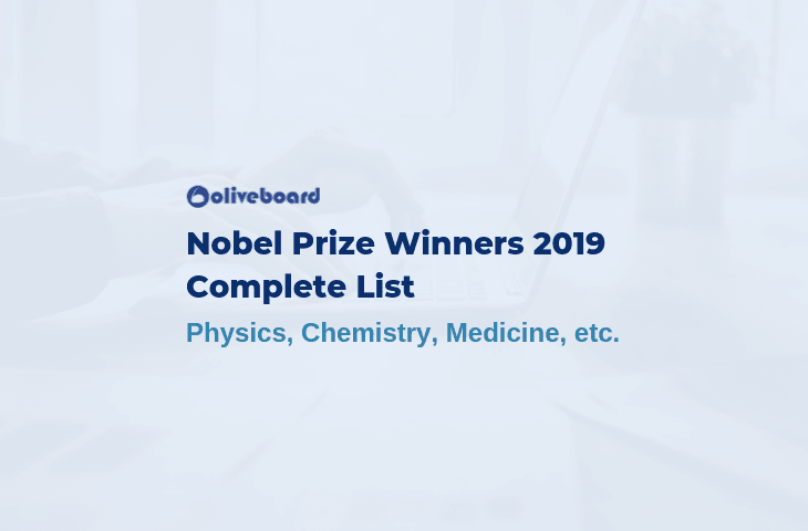 Nobel Prize Winners 2019 1