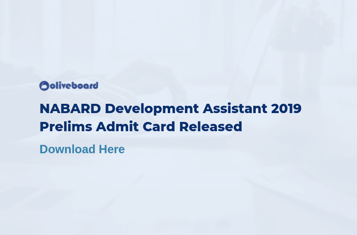 NABARD Development Assistant Admit Card 2019