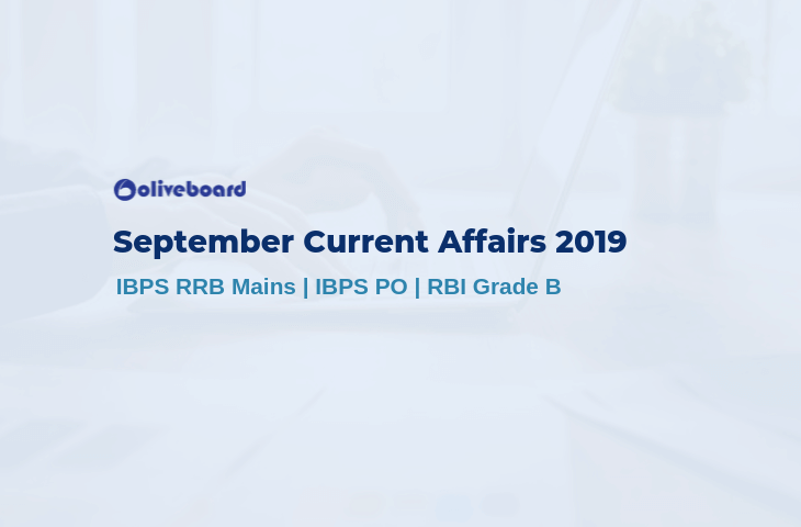 September Current Affairs 2019